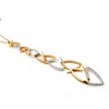 Sonia Bitton 14k Gold Designer 1/2ct TDW Diamond Geometric Necklace (G-H, SI1-SI2)