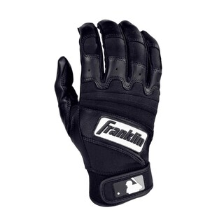 MLB Youth Natural 2 Black/Black Batting Glove-Image