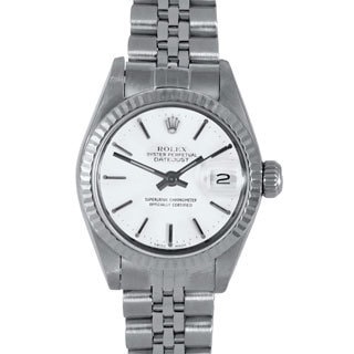 Pre-owned Rolex Women's Stainless Steel Datejust Watch