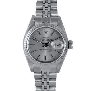 Pre-owned Rolex Women's Stainless Steel Datejust Watch