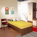 Select Luxury Yellow Reversible Vinyl 6-inch Medium Firm Twin Foam Mattress