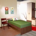 Select Luxury Green Reversible Vinyl 6-inch Medium Firm Twin-size Foam Mattress