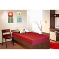 Select Luxury Red Reversible Vinyl 6-inch Medium Firm Twin-size Foam Mattress
