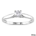 Miadora 14k Gold 1/4ct TDW Diamond Solitaire Engagement Ring (H-I, I2-I3)