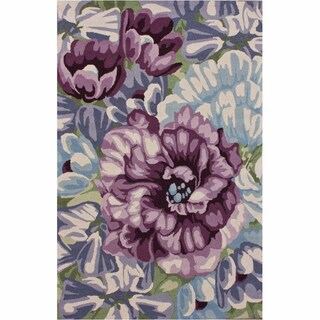 Handmade Floral Multi Wool Rug