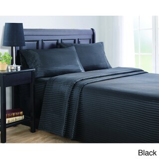 Dobby Stripe 4-piece Sheet Set 