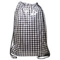 Tango 'Black/ White Houndstooth' Laundry Duffel Bag