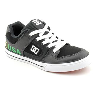 DC Boy's 'Pure' Leather Athletic Shoe