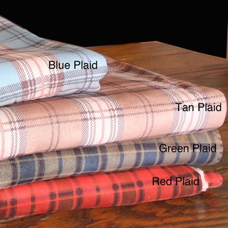 Plaid Microfiber Throw