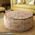 Chocolate Pouf Ottoman