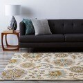 Hand-tufted Tuleta Tan Wool Rug