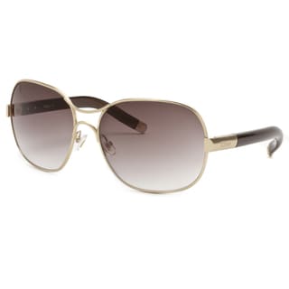 Chloe Women's Gold Fashion Sunglasses 