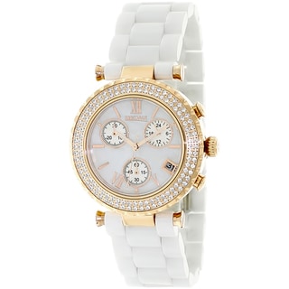 Precimax Women's White Ceramic 'Lily Elite' Watch