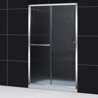 DreamLine Infinity Plus 44-48x72 Rain Glass Sliding Shower Door