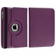 INSTEN Purple Leather Swivel Tablet Case Cover for Apple iPad Mini 1/ 2 Retina Display