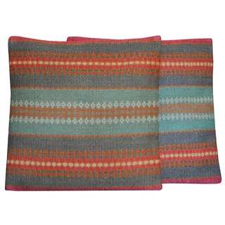 Herat Oriental Indo Tribal Kilim Pillows (Set of 2)