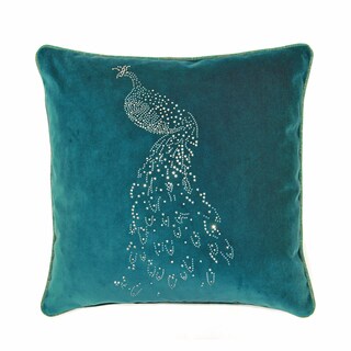 JAR Designs 'Peacock' Throw Pillow