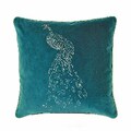 JAR Designs 'Peacock' Throw Pillow