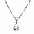 Jewelry by Dawn Pewter Sailboat Stainless Steel Chain Necklace