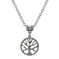 Jewelry by Dawn Pewter Tree Of Life Stainless Steel Chain Necklace