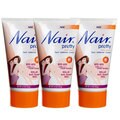 Nair Pretty Soft Peach Hair Remover Cream 5.4-ounce Tubes (Pack of 3)