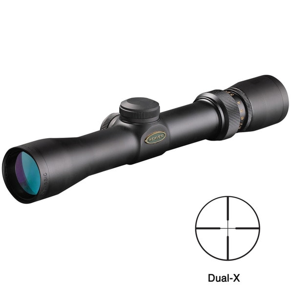 Weaver Classic Handgun 2.5-8x28mm Dual-X Reticle Handgun Scope