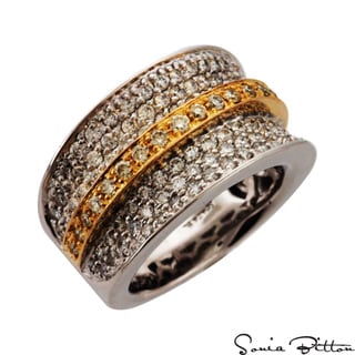 Sonia Bitton 14k Two-Tone Gold 1 1/2ct TDW Diamond Ring (G-H, SI1-SI2)