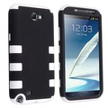 BasAcc White/ Blue Hybrid Case for Samsung Galaxy Note II N7100