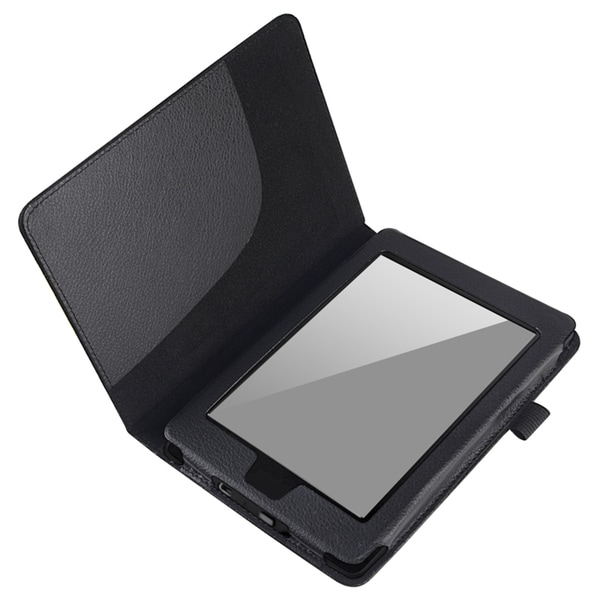 BasAcc Black Leather Case for Amazon Kindle Paperwhite