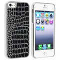 BasAcc Chrome/ Black Crocodile Snap-on Case for Apple iPhone 5