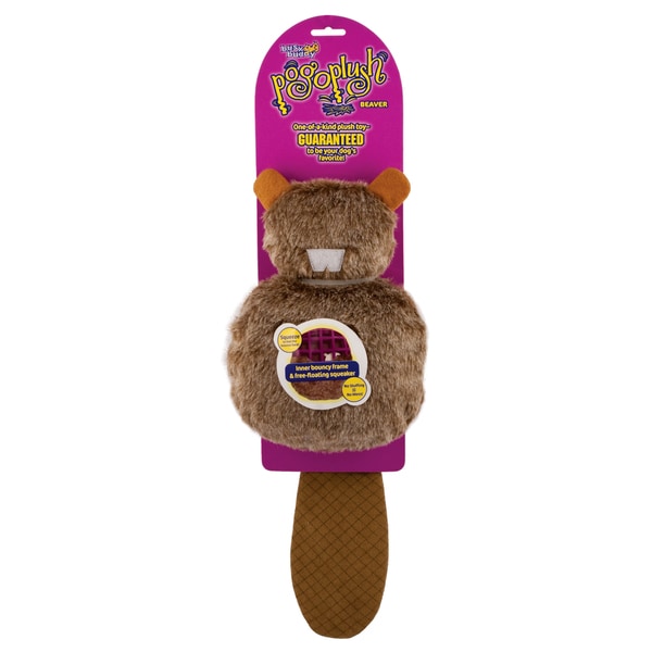 Premier Pogo Plush Beaver Large Dog Toy