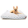 Majestic Pet Grey Zig Zag Rectangle Pet Bed
