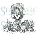 Stampavie Sarah Kay Clear Stamp-Josephine In The Watermelon Patch