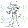 Stampavie Sarah Kay Clear Stamp-Spring Blossoms
