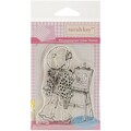 Stampavie Sarah Kay Clear Stamp-Margaux Is Painting