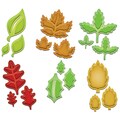 Spellbinders Shapeabilities Dies-Little Leaf Sets