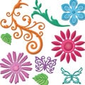 Spellbinders Shapeabilities Dies-Jewel Flowers And Flourishes