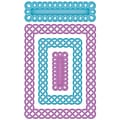 Spellbinders Nestabilities A2 Card Creator Dies-Fancy Weave