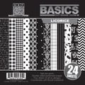 Basics/Licorice Multi-Pack Paper 6"X6" 24/Sheets-6 Double-Sided Designs/4 Each