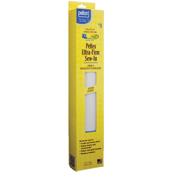 Pellon 70 Pelte x Ultra-Firm Sew-In Stabilizer (15-inch x 1yd)