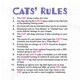 Cats' Rules T-shirt