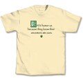 'Cats Humor Us' Yellow T-shirt