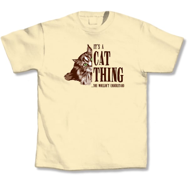 Yellow 'It's a Cat Thing' T-Shirt