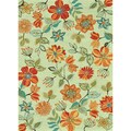 Hand-hooked Fandango Mist Rug (7'6 x 9'6)