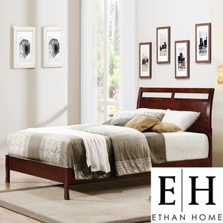 ETHAN HOME Filton Cherry Contemporary Twin-Size Bed