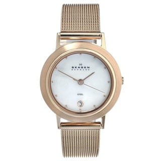 Skagen Women's Rose-goldtone Stainless Steel Watch