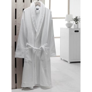 Salbakos Shawl Collar Turkish Cotton Robe 