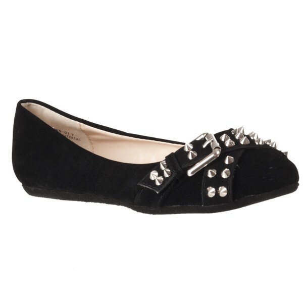 studded flats womens