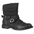 Riverberry Women's 'Kacy' Black Mid-calf Boots