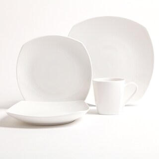 Gibson White Gardenia 16-piece Bone China Dinnerware Set